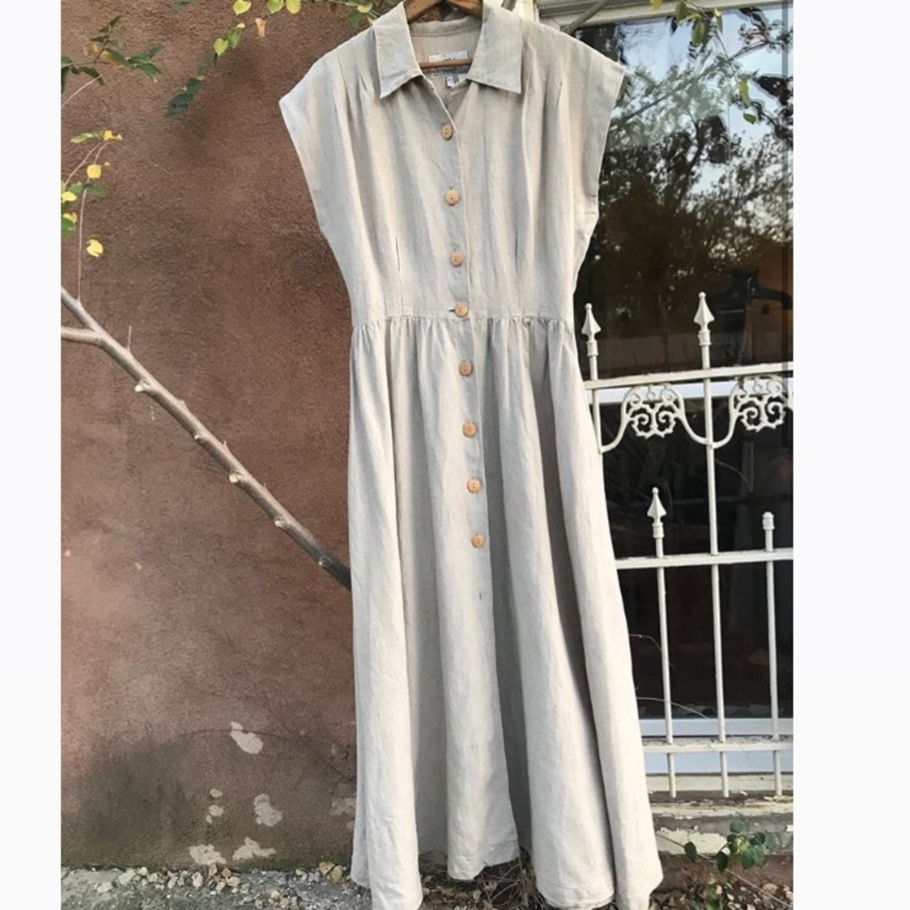 Armani Vintage Linen Dress